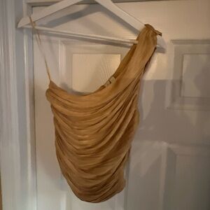 Joie Camel Draped Top